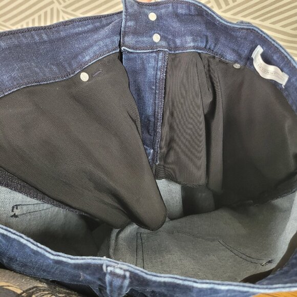 Lane Bryant Wide Leg Jeans Plus 18 Long High Rise Tighter Tummy Control Tall - Picture 4 of 8